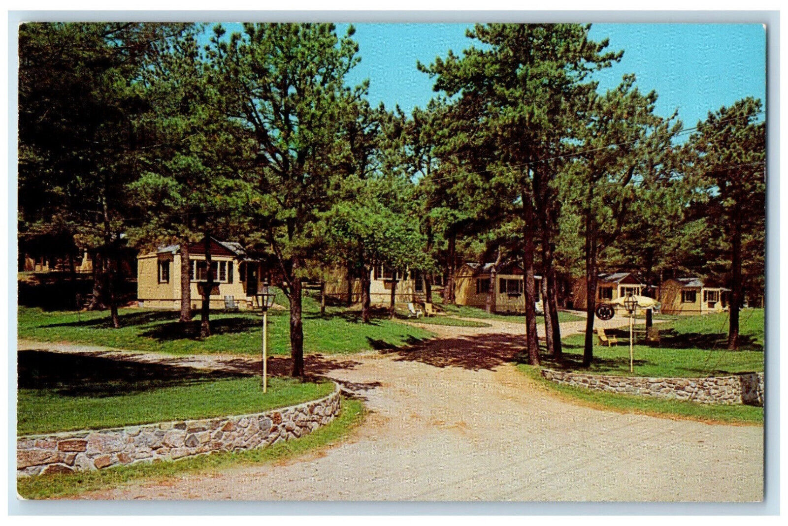 c1970s In The Pines Motor Lodge, The East Wind, Ogunquit Maine ME Postcard