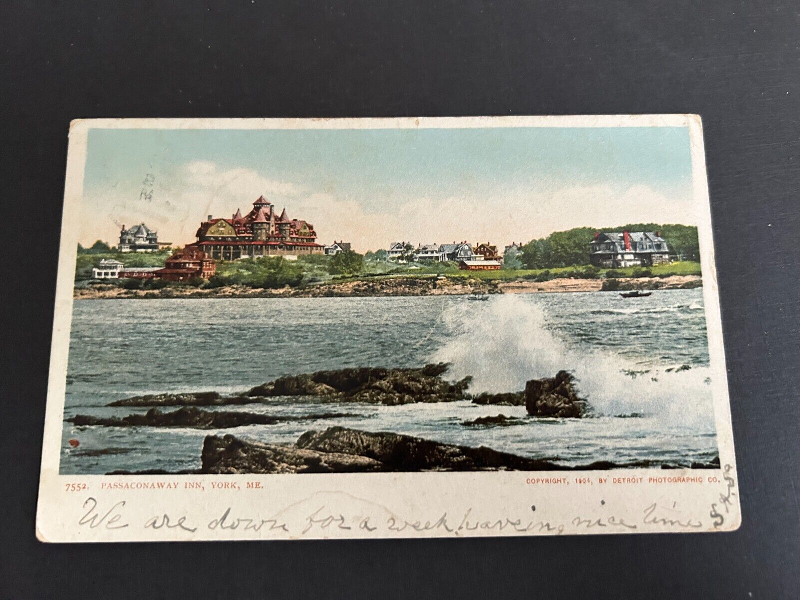 Passaconaway Inn York Maine Postcard