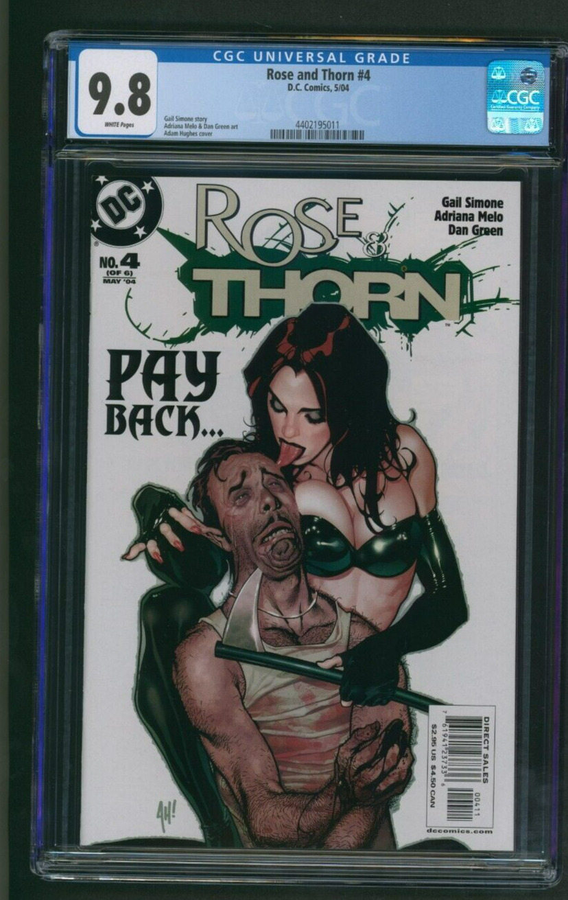 Rose and Thorn #4 CGC 9.8 Adam Hughes Cover Art DC Comics 2004