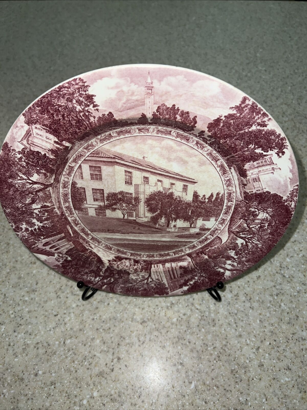Wedgwood Vintage University Of Berkeley 1930 Plate 