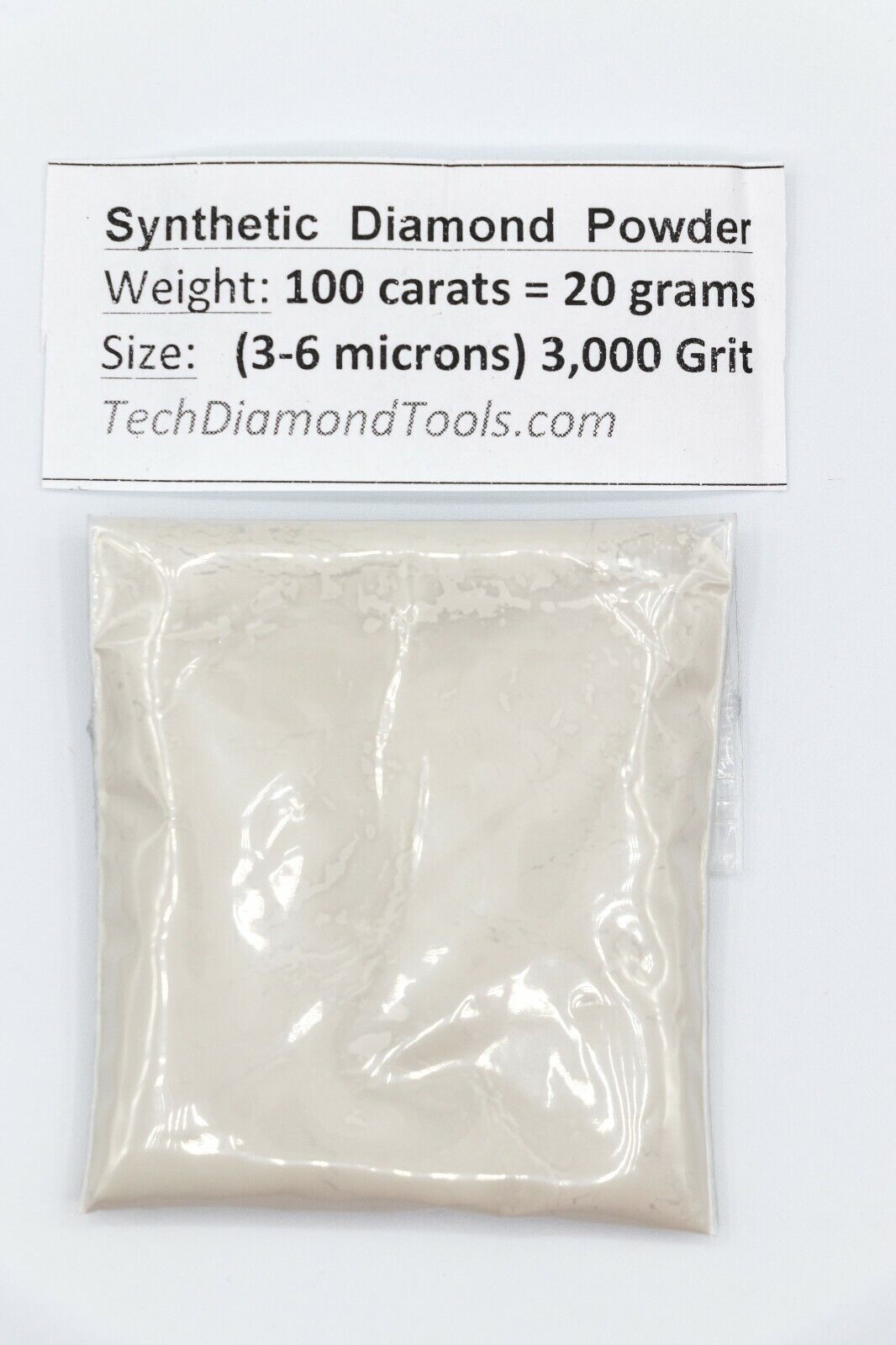 Diamond Powder Kit: 280, 600, 1200, 3000 Grit, Weight = 400 Carat = 80 Grams