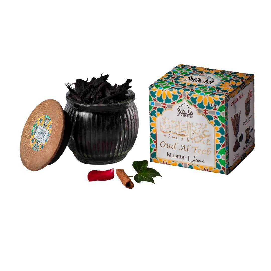 Dukhni Oud Al Teeb Muattar Bakhoor With 1 Jar (Pack Of 1)