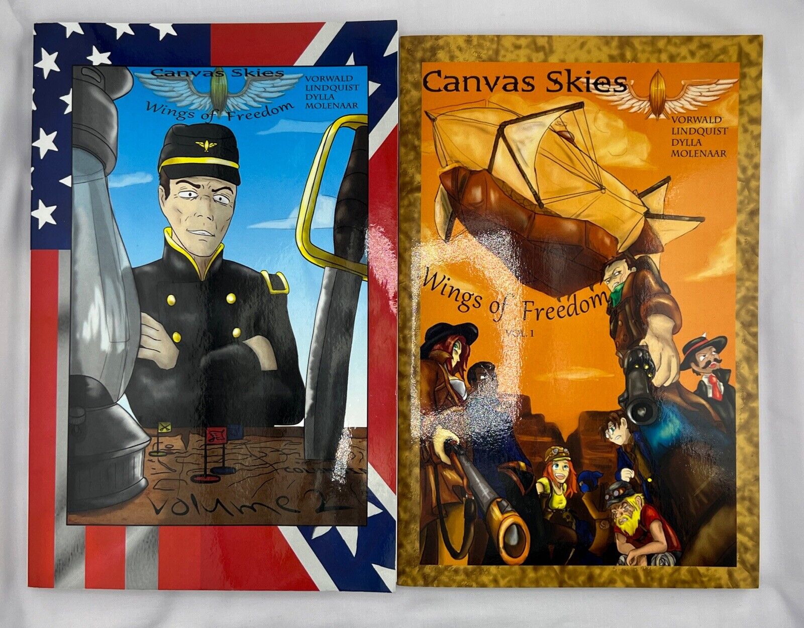 Canvas Skies : Wings of Freedom Volume 1 and Volume 2