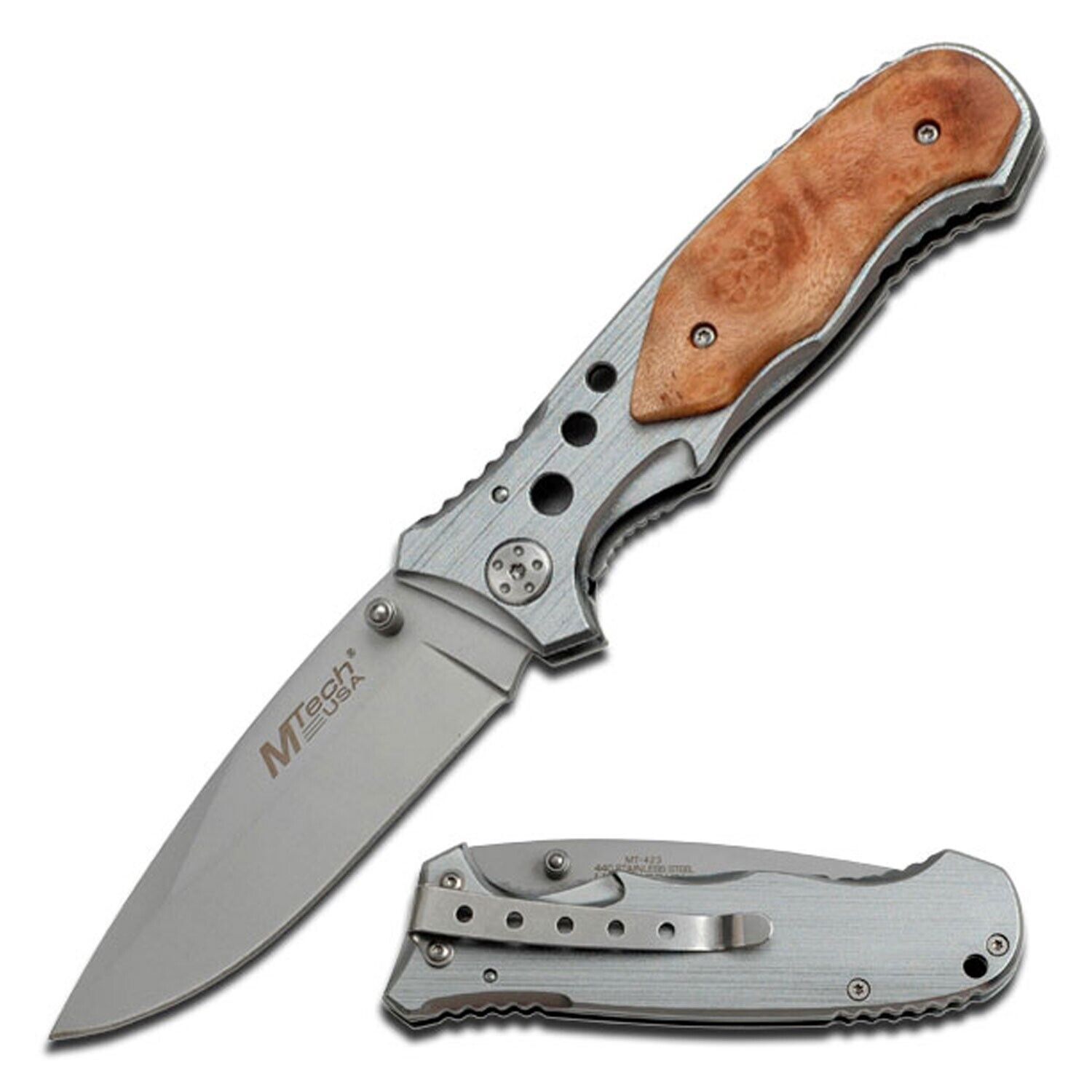 MTech Folding Pocket Knife New Linerlock MT-423SL