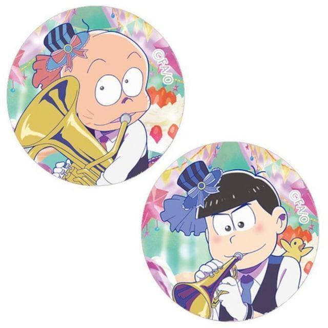Osomatsu-san Brass Band Matsu Can Badge 2-piece Set Karamatsu Chibita Anime