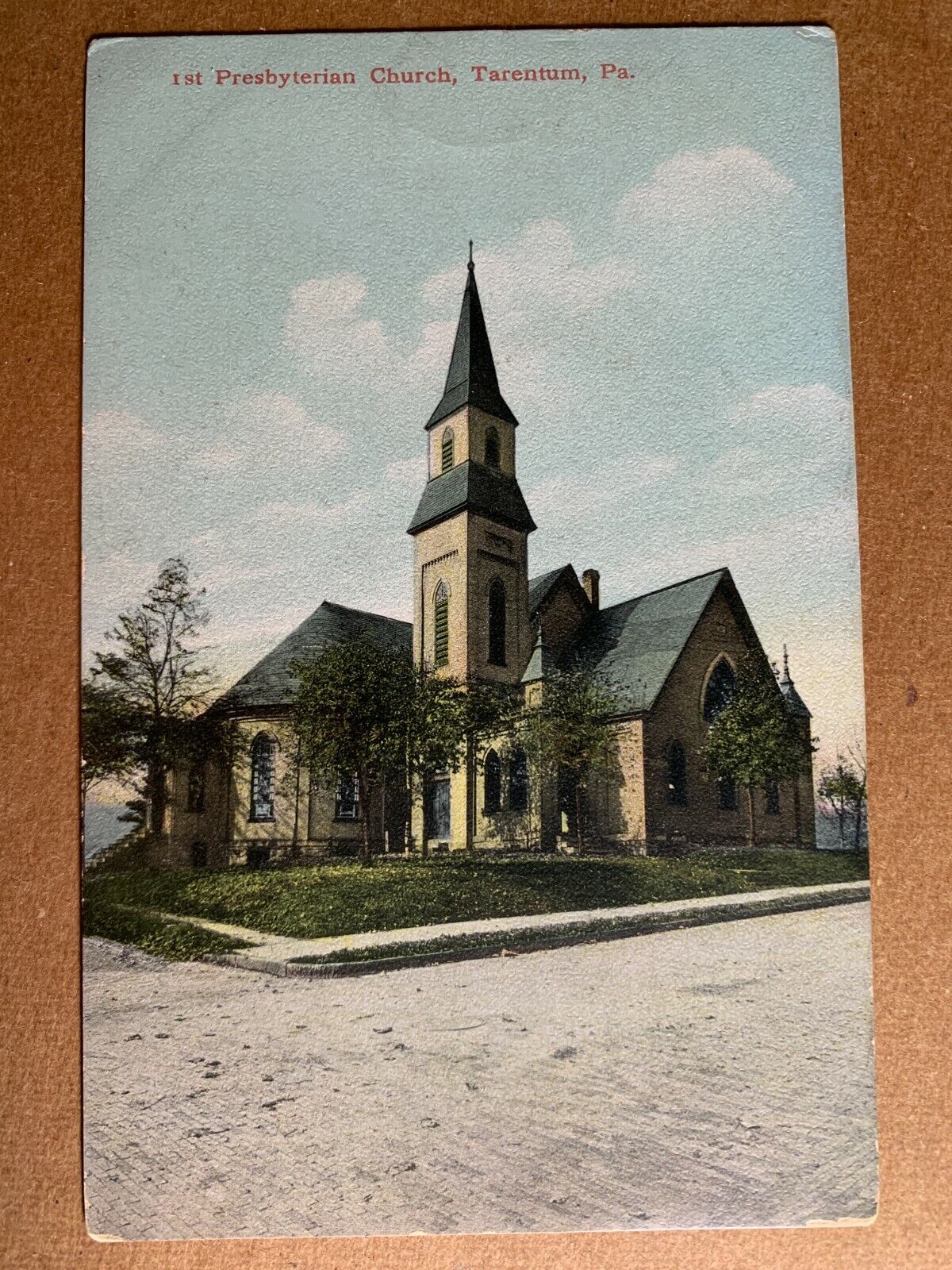 Postcard Tarentum PA - Presbyterian Church