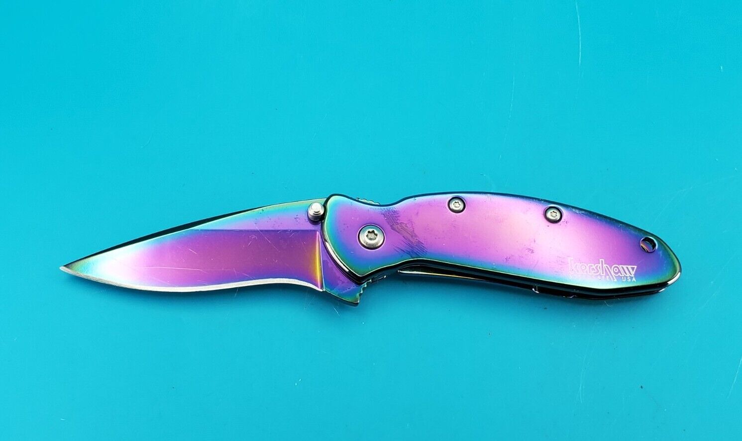 Kershaw 1620VIB RAINBOW Assisted Open Folding Pocket Knife
