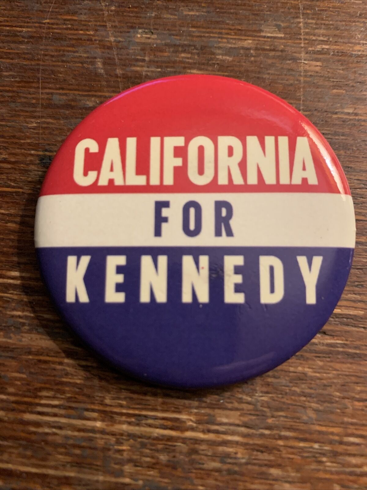 Official 2024 California For Kennedy Political Campaign Pinback Button