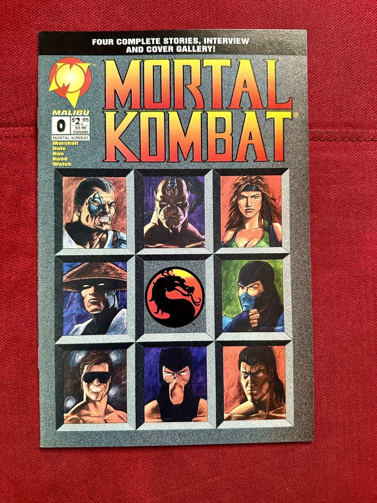 Mortal Kombat:Blood And Thunder #0, Malibu Comics, 1994