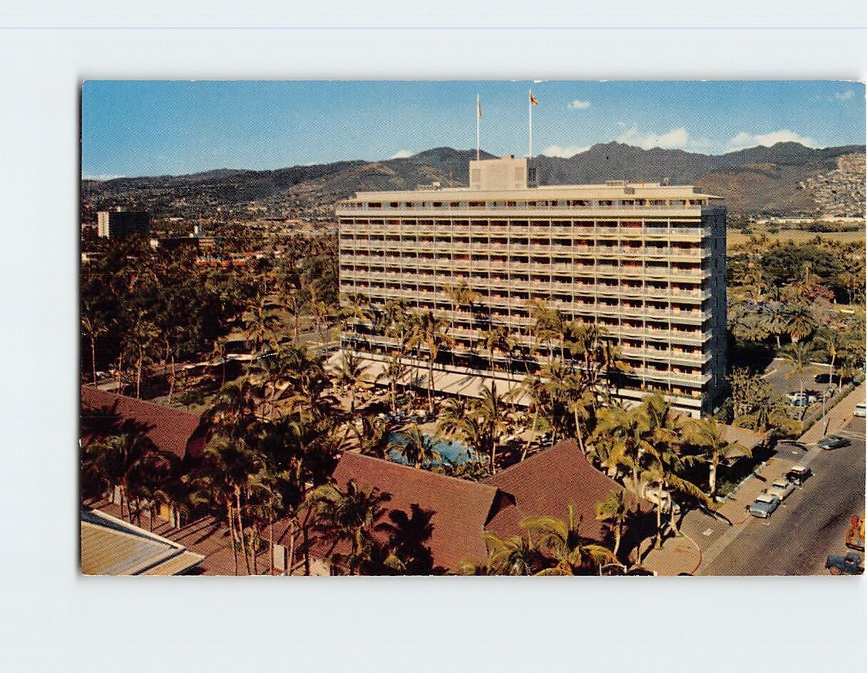 Postcard The Princess Kaiulani Hotel Waikiki Beach Hawaii USA