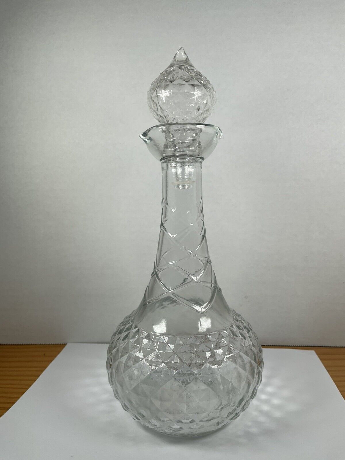 Vintage Genie Bottle Decanter Smirnoff Vodka Stamped R-105 58-56