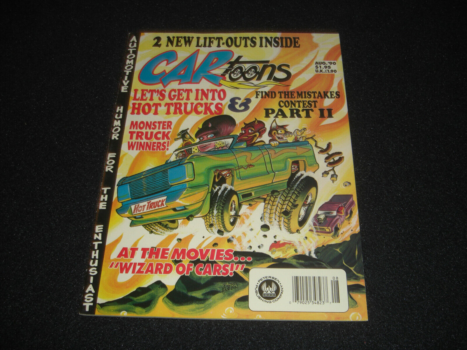 CARtoons Magazine  August 1990 Cartoons Comic Automobile