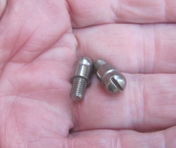 2 Carr Fasteners slotted stud for old snaps machine screw type 1930\'s 1940\'s