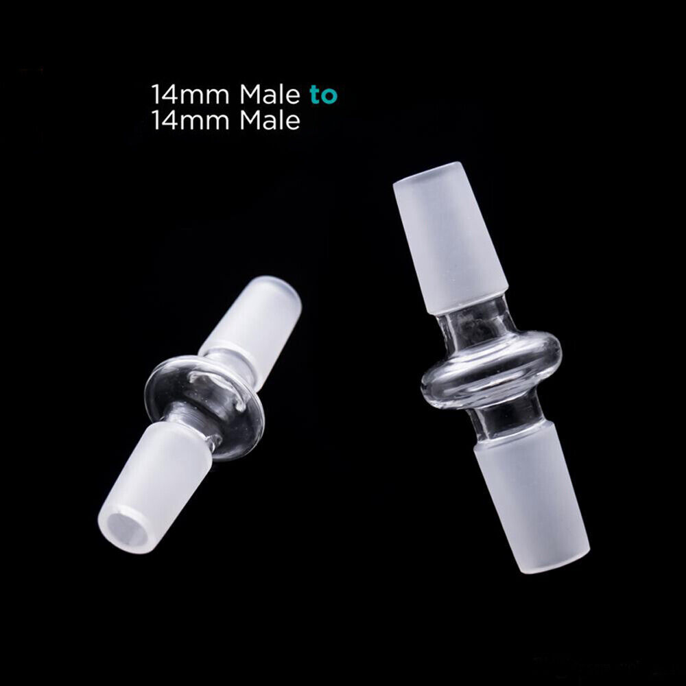 Glass Adapter 14mm Male to 14mm Male Lab Glass