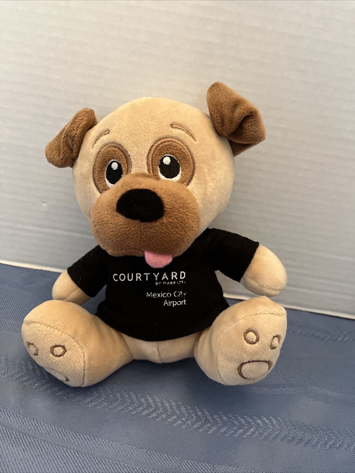 Courtyard By Marriot Mexico City Airport Advertisement Plush Dog Mascot Toy