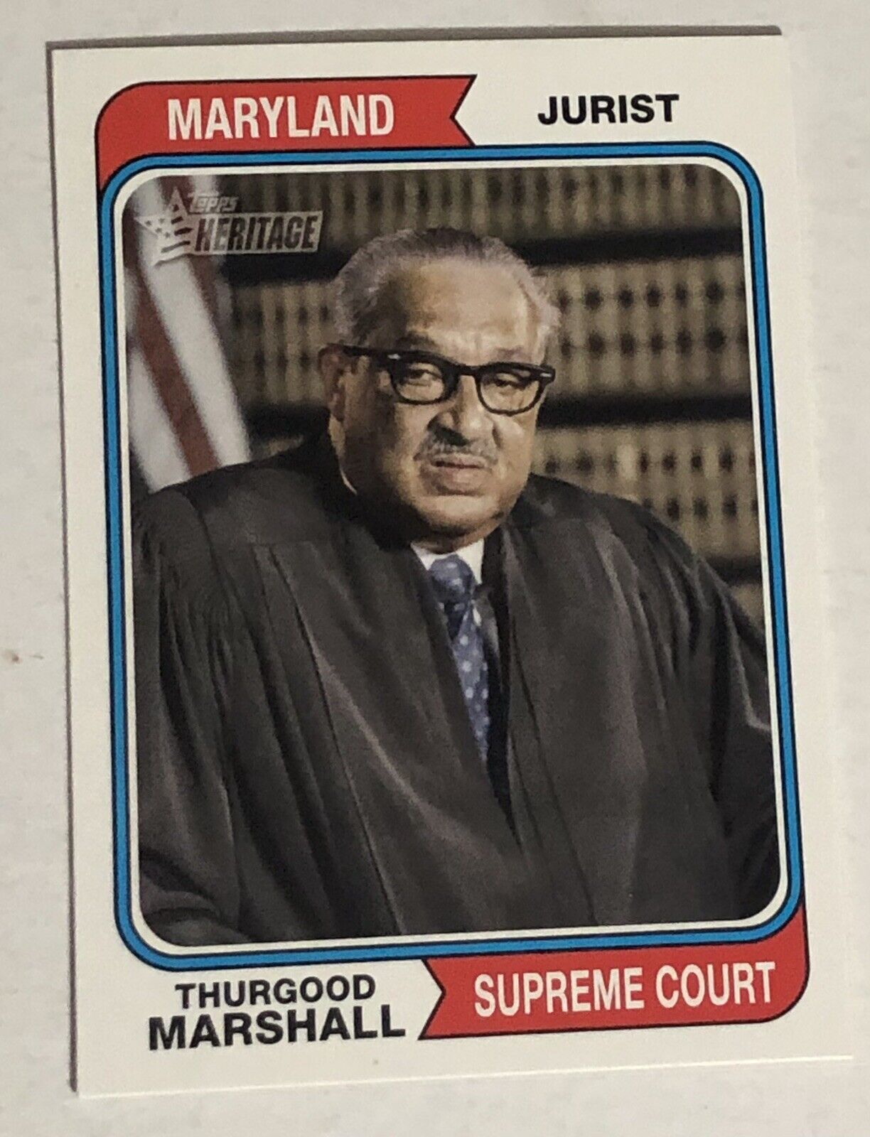 Thurgood Marshall Trading Card Topps American Heritage 2009 #78