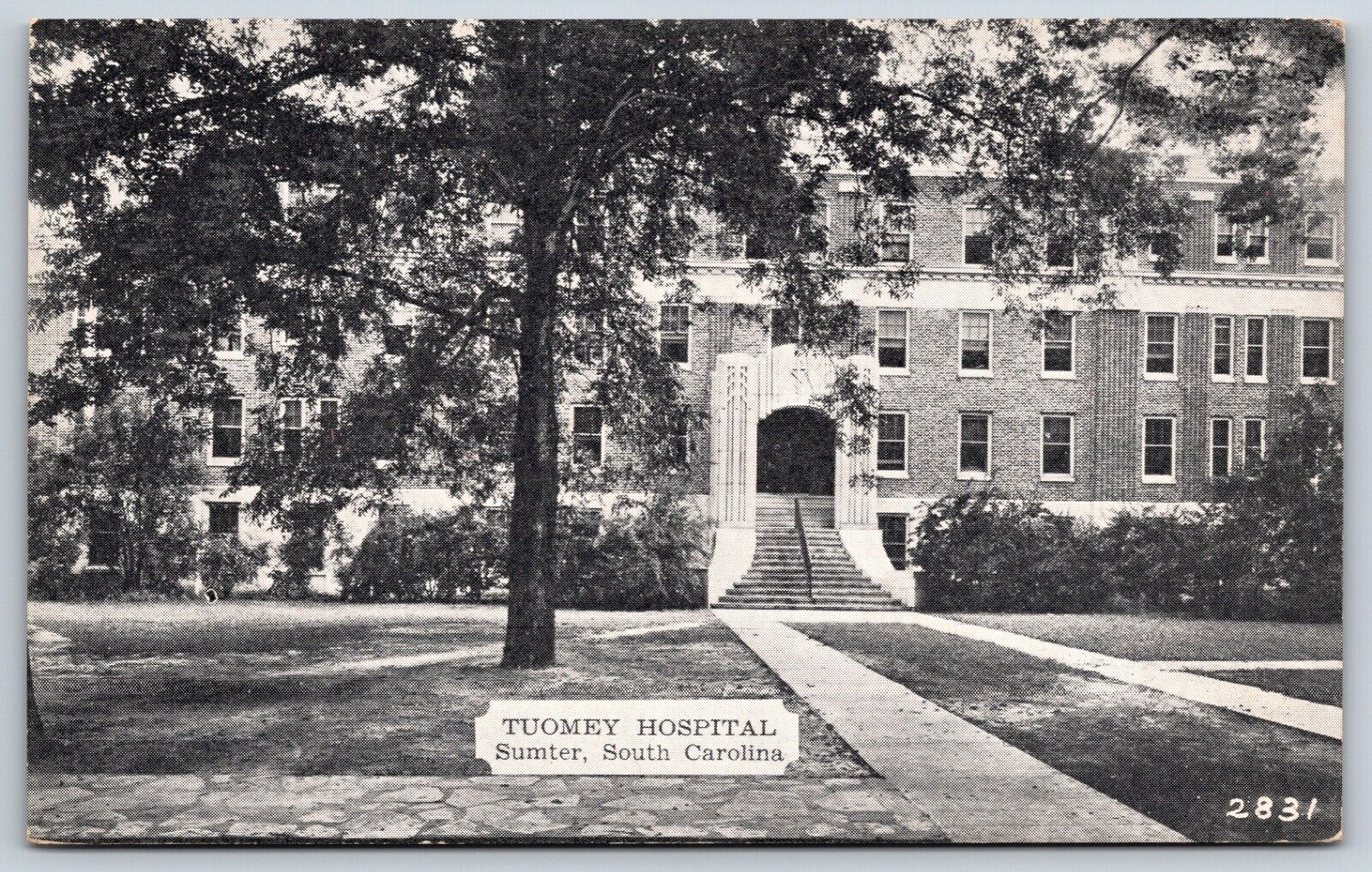 Postcard Tuomey Hospital, Sumter South Carolina Unposted