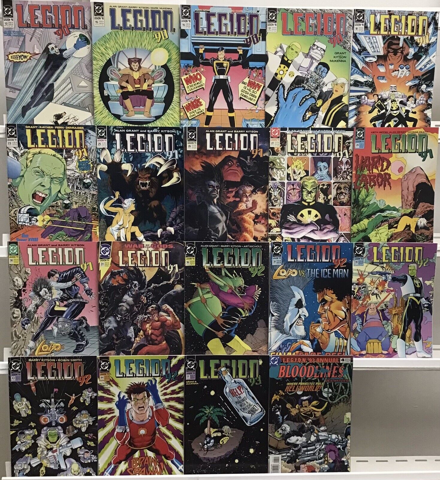 DC Comics - L.E.G.I.O.N - Comic Book Lot Of 19