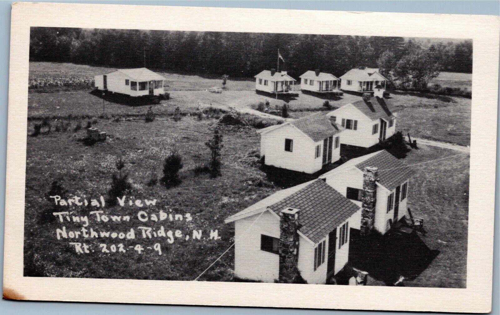 Northwood Ridge, New Hampshire - Partial View Tiny Town Cabins postcard