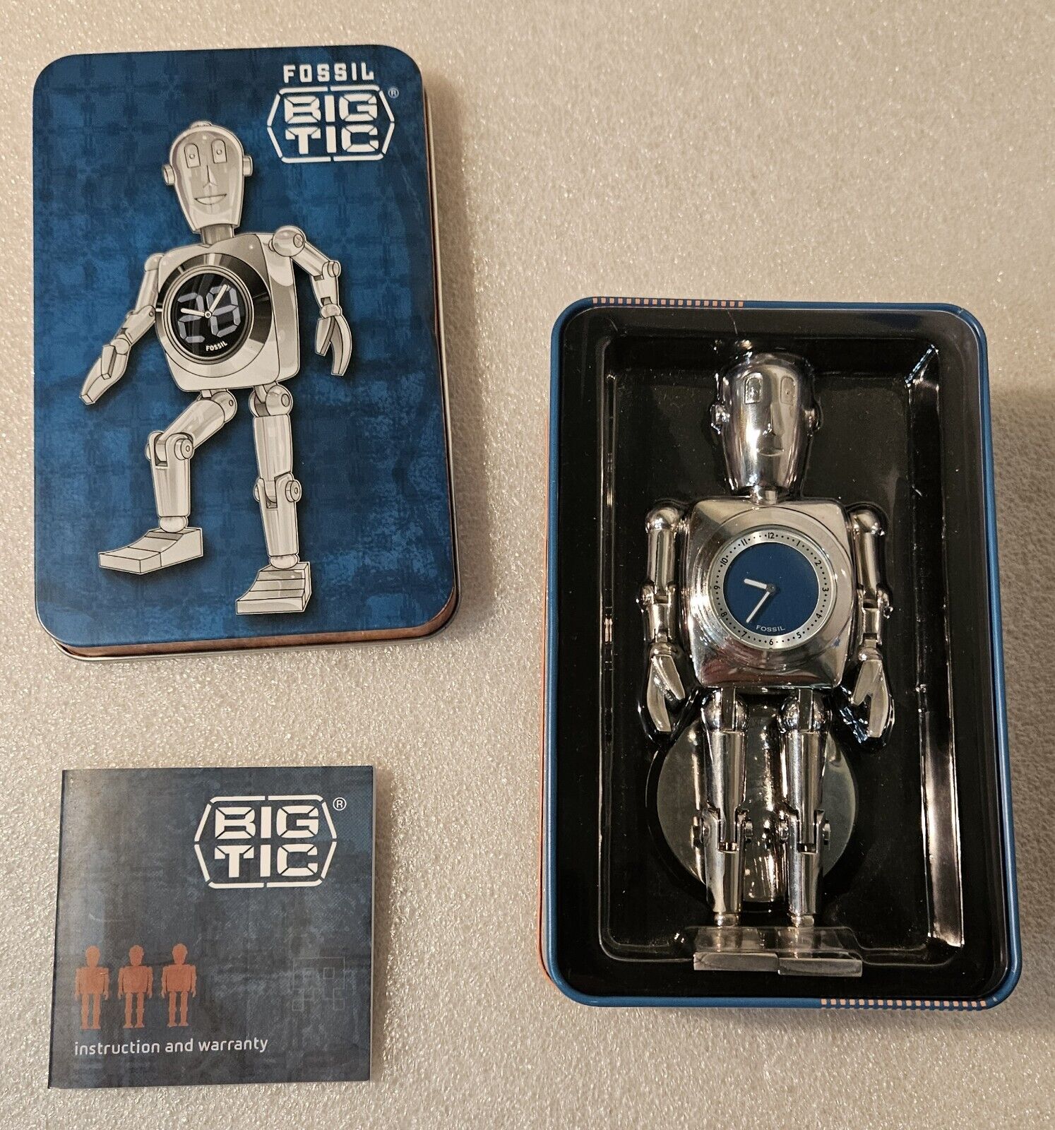 Fossil Robot Clock Watch  Big Tic - Brand new Limited Edition #287/588