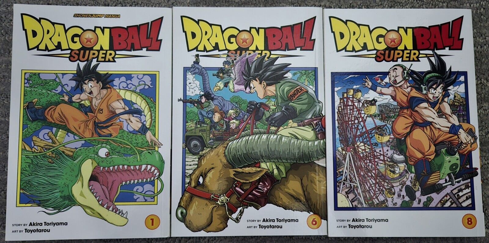 Akira Toriyama Dragon Ball Super, Vol. 1, 6, 8 (Paperback) Dragon Ball Super