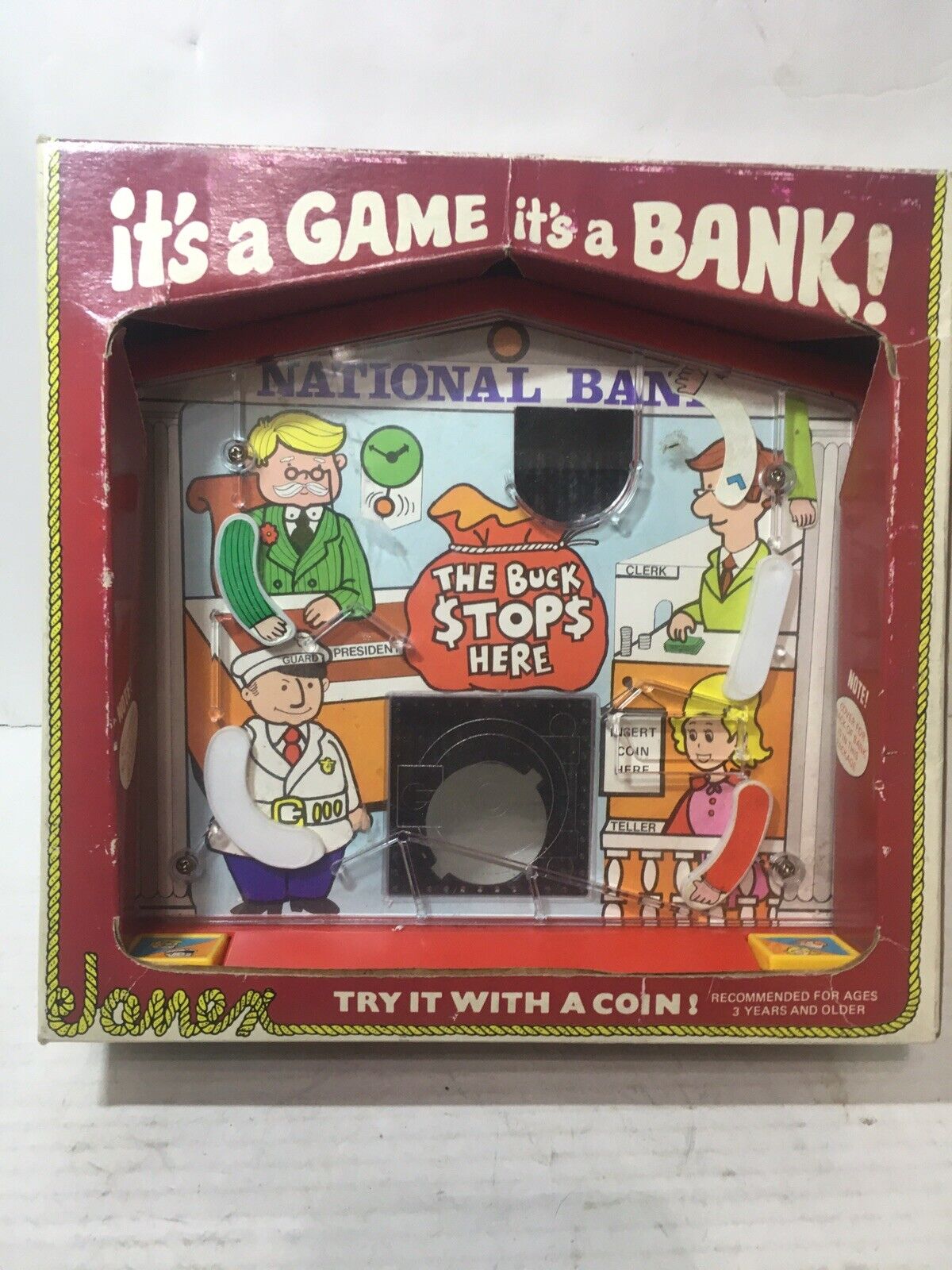 VINTAGE BANK -THE BUCK STOPS HERE - THE BANKING GAME  JANEX -'79