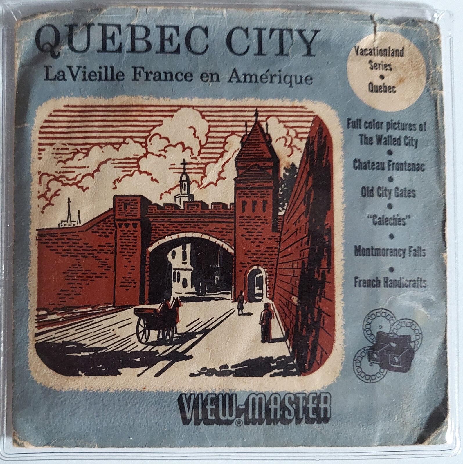 View-Master Quebec City Quebec Canada 3 reel packet 83-84-87