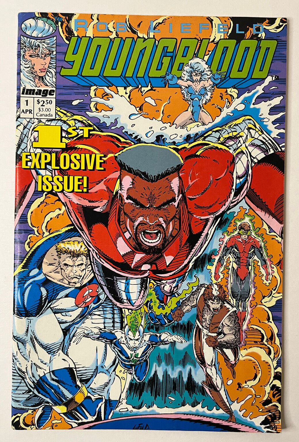 Youngblood #1 Apr 1992 ✅ Flip Book w/Cards Intact -First Printing ✅ Image Comics