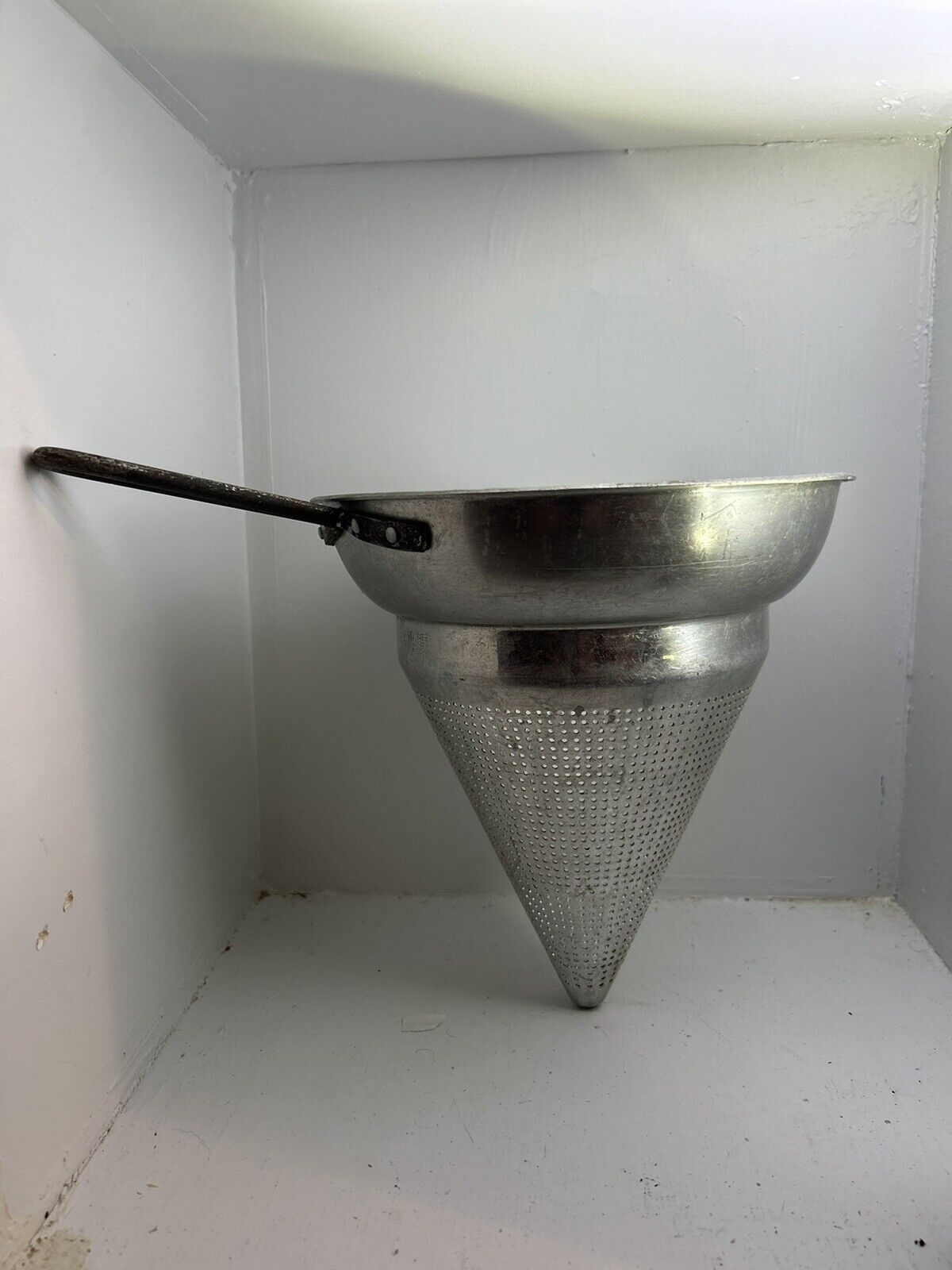 Vintage Aluminum Cone Colander No. 8 Wear- Ever