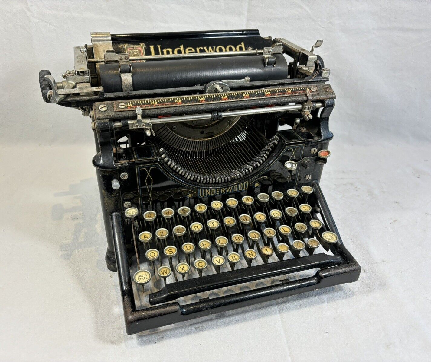 Underwood Typewriter Number 5 Revised Cleaned 1911 TYPEWRITER