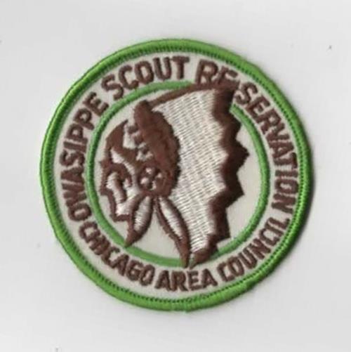 Owasippe Scout Reservation Chicago Area Council GRN Bdr. [CA-1996]