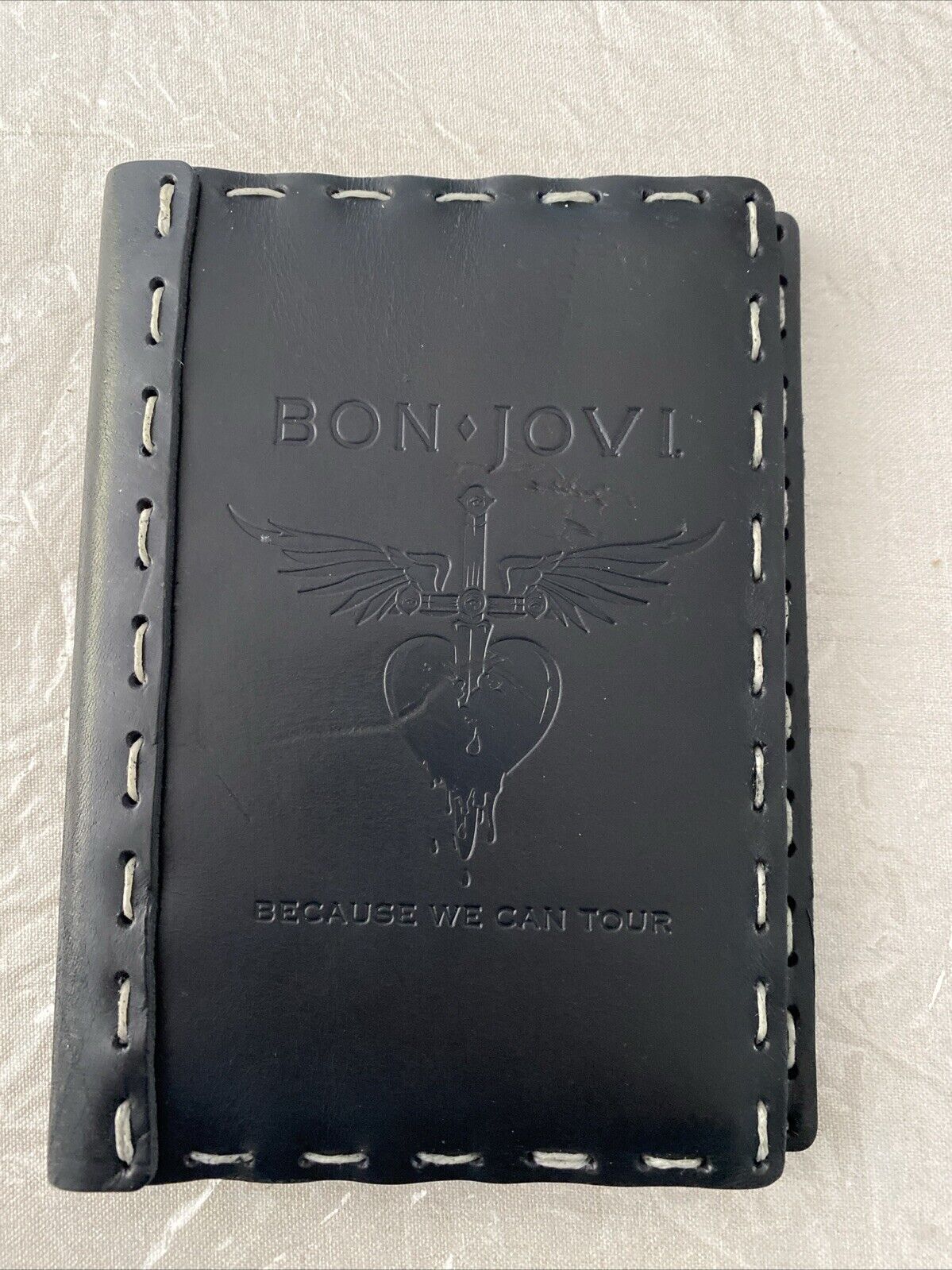 Leather Photo Album Bon Jovi Tour Rustico Made In USA  Because We Can Tour
