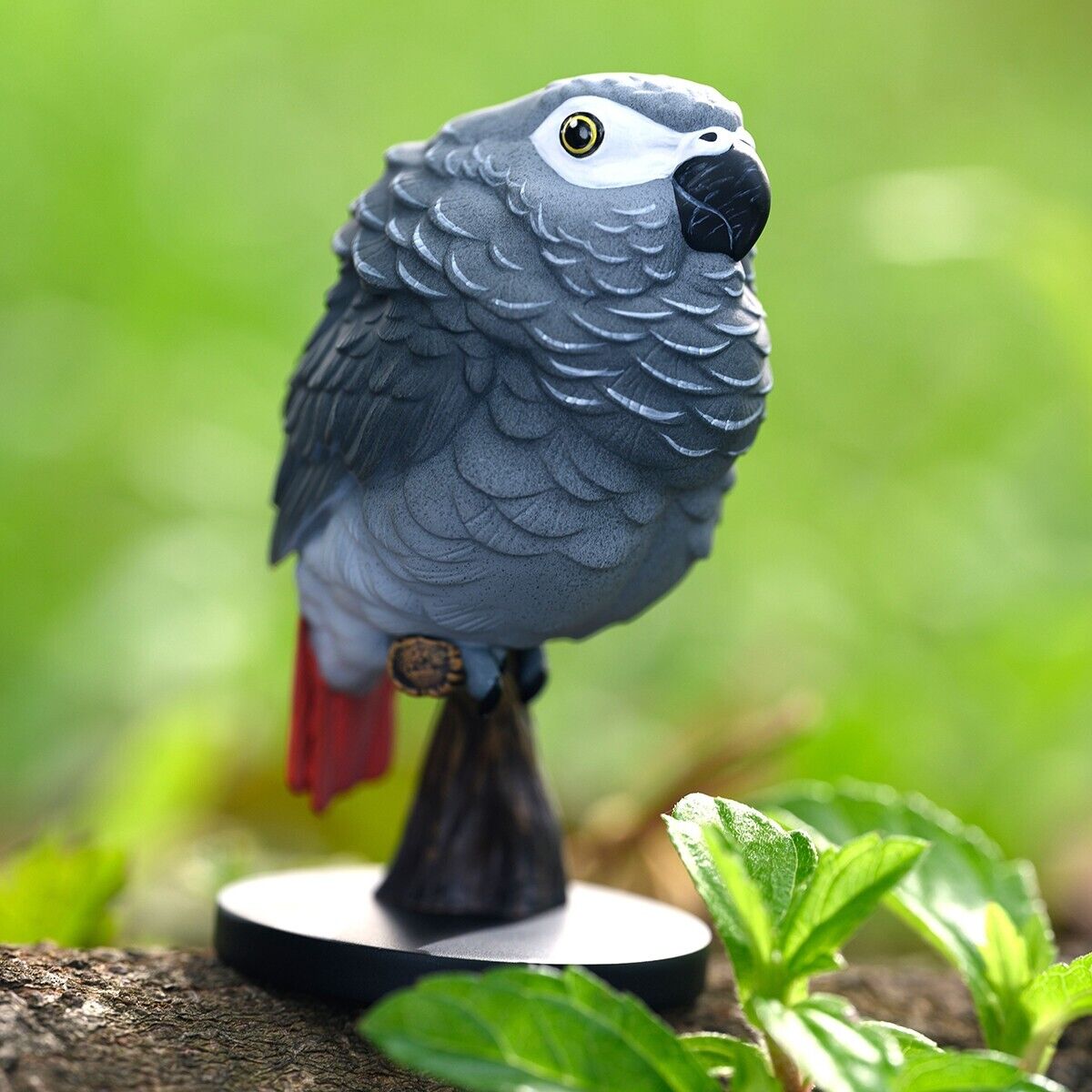 【In-Stock】Animal Heavenly Body African Grey Parrot Psittacus erithacus Statue