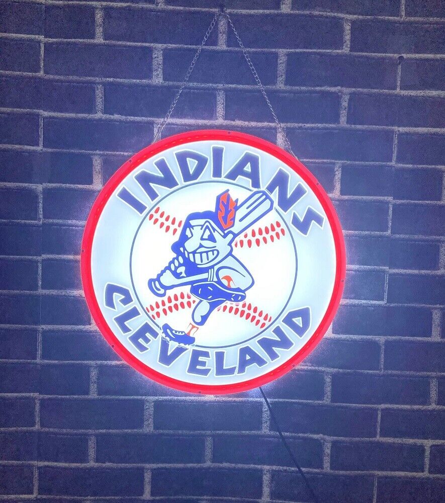 New Cleveland Indians LED 3D Neon Sign 16
