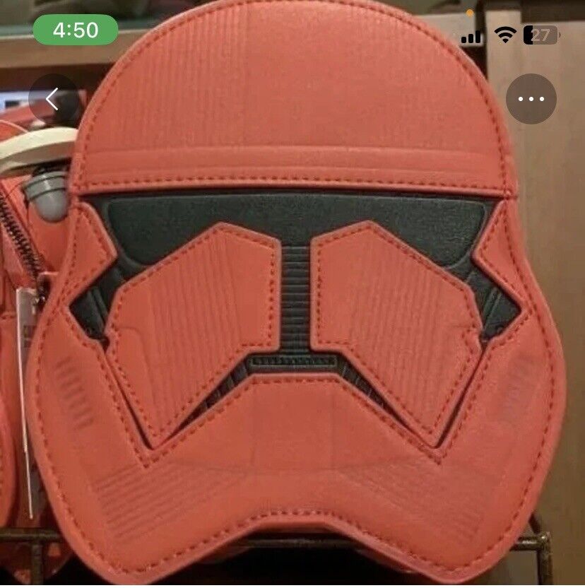 Red Stormtrooper loungefly Backpack 