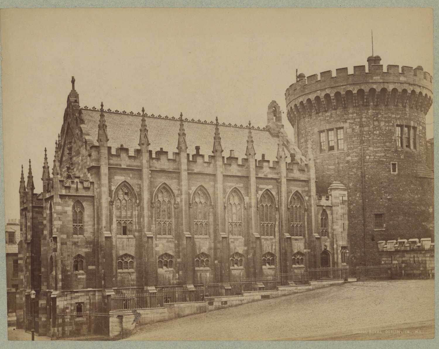 W. L. Ireland, Dublin. Royal Chapel Vintage Albumen Print Albumin Print  