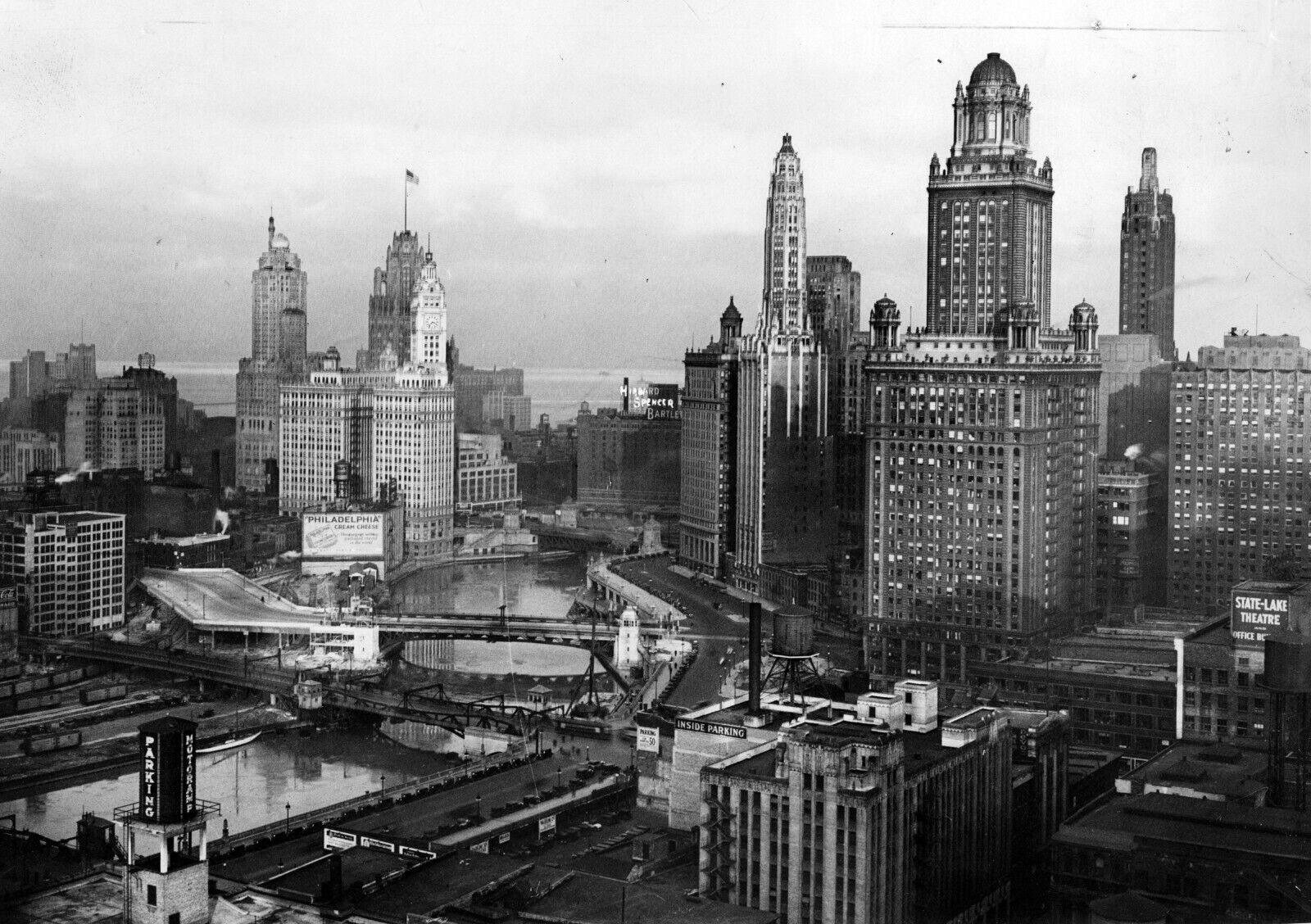 1931 Chicago Skyline Windy City Illinois Picture Photo 13\