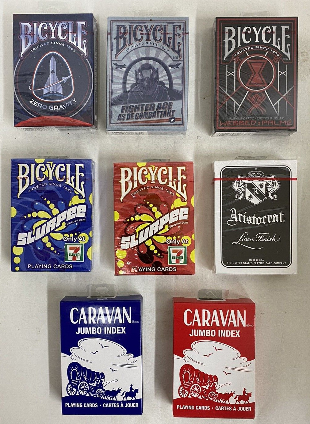 Lot 8 Decks Poker Playing Cards  New Sealed American Playing Card Company