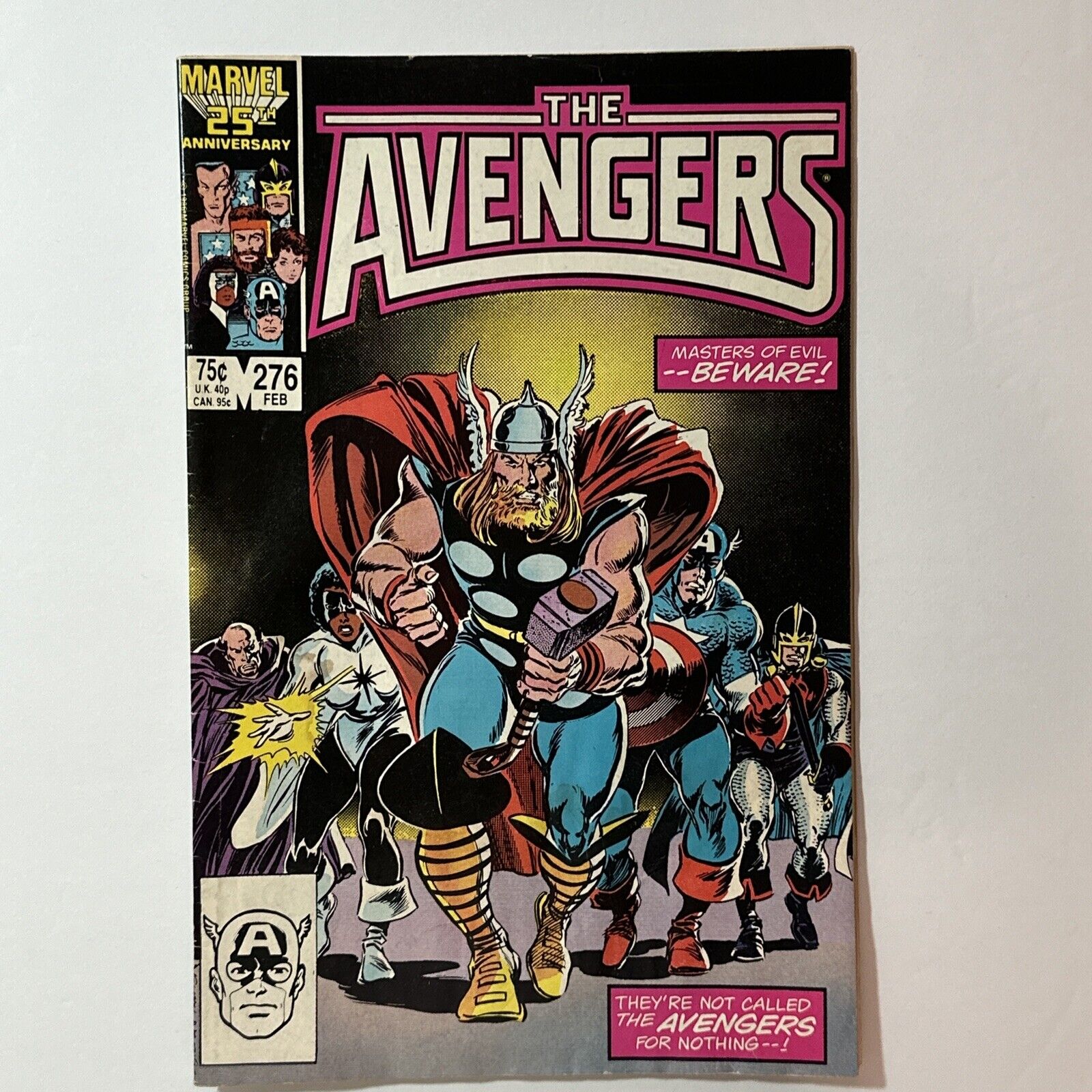 THE AVENGERS #276 1987 Marvel Comics Marcelo Ferreira Cover