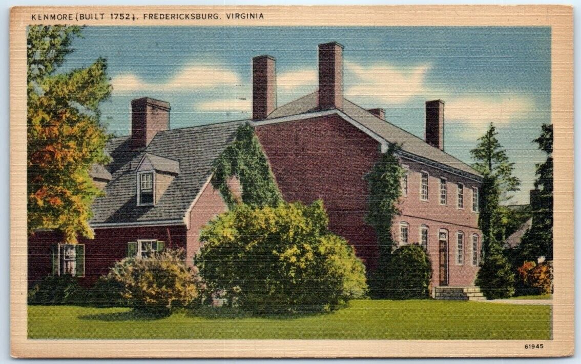 Postcard - Kenmore - Fredericksburg, Virginia