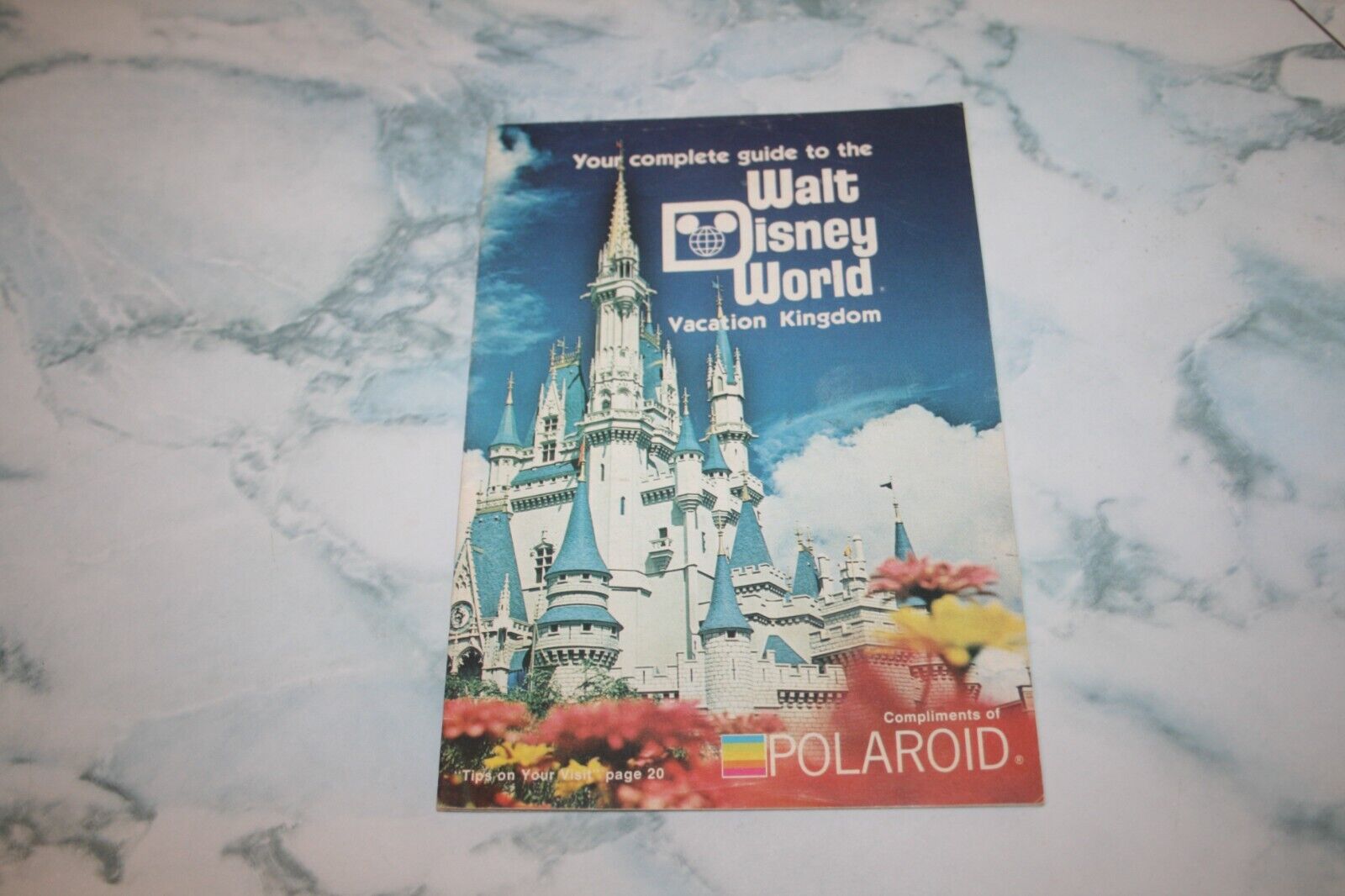 Vintage 1979 Disney World Vacation Kingdom Guide Compliments of Polaroid
