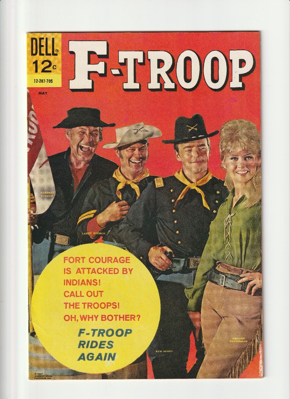 F-Troop #5 Dell 1967 Photo Cast Cover Fine