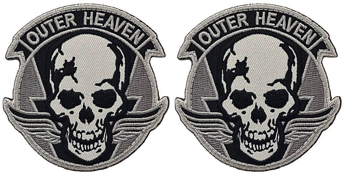 Outer Heaven Metal Gear Solid Phantom PATCH | 2PC  HOOK BACKING  3