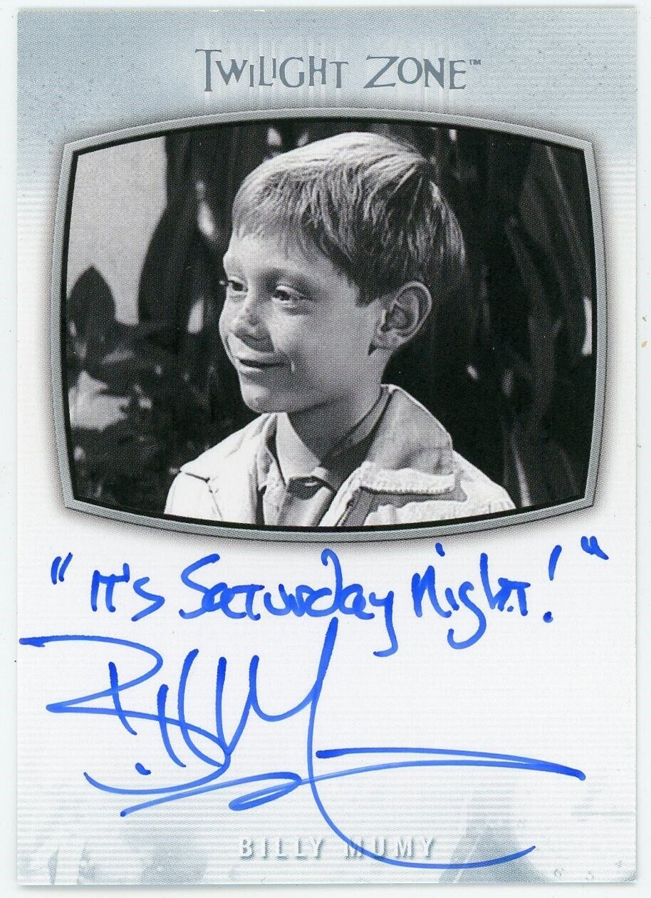 2020 Twilight Zone Archives Edition AI-23 Billy Mumy Inscription Autograph 25