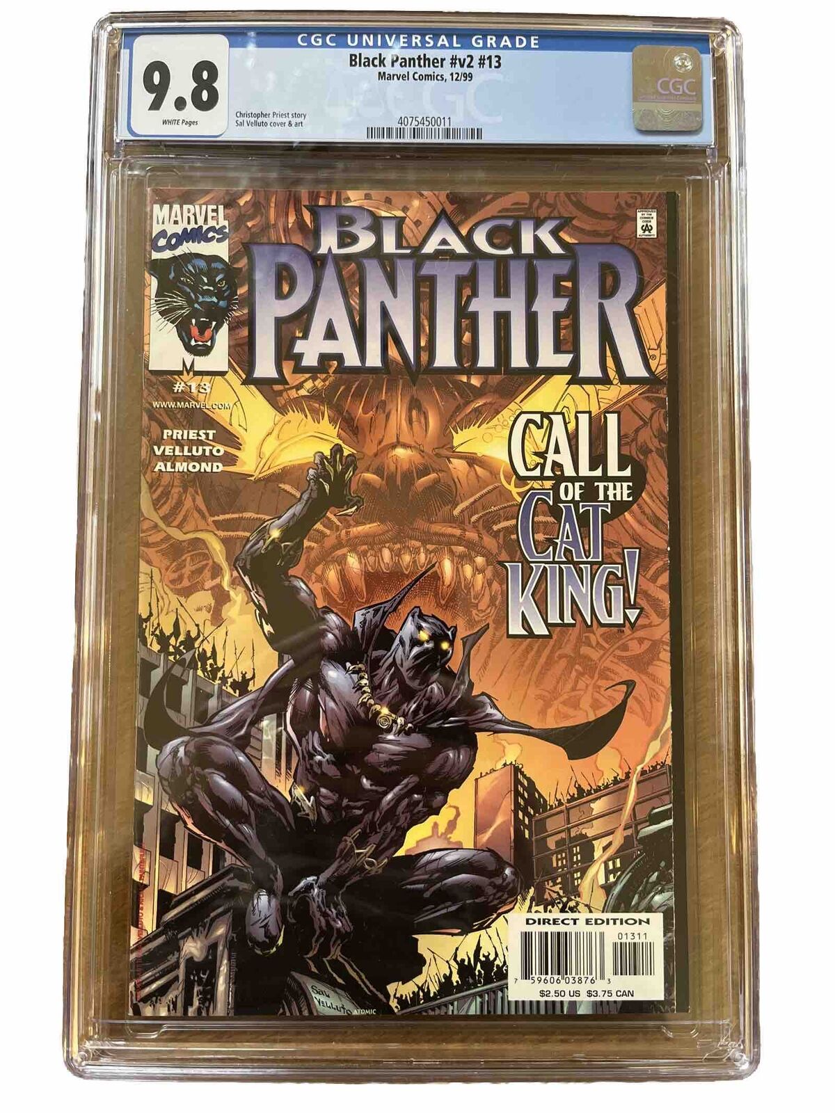 Black Panther #13 (Marvel, December 1999) CGC 9.8.