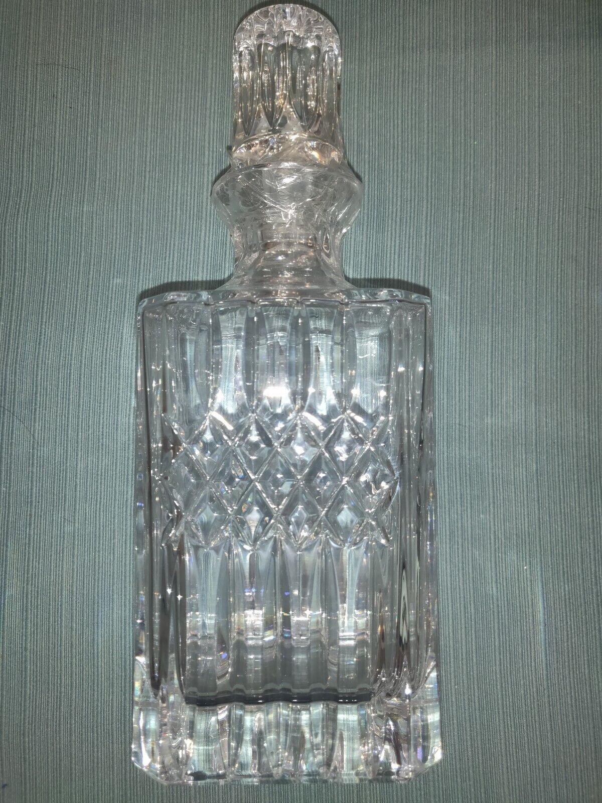 Wedgwood Germany WWC4 Full Lead Crystal Glass Decanter Bottle With Stopper 