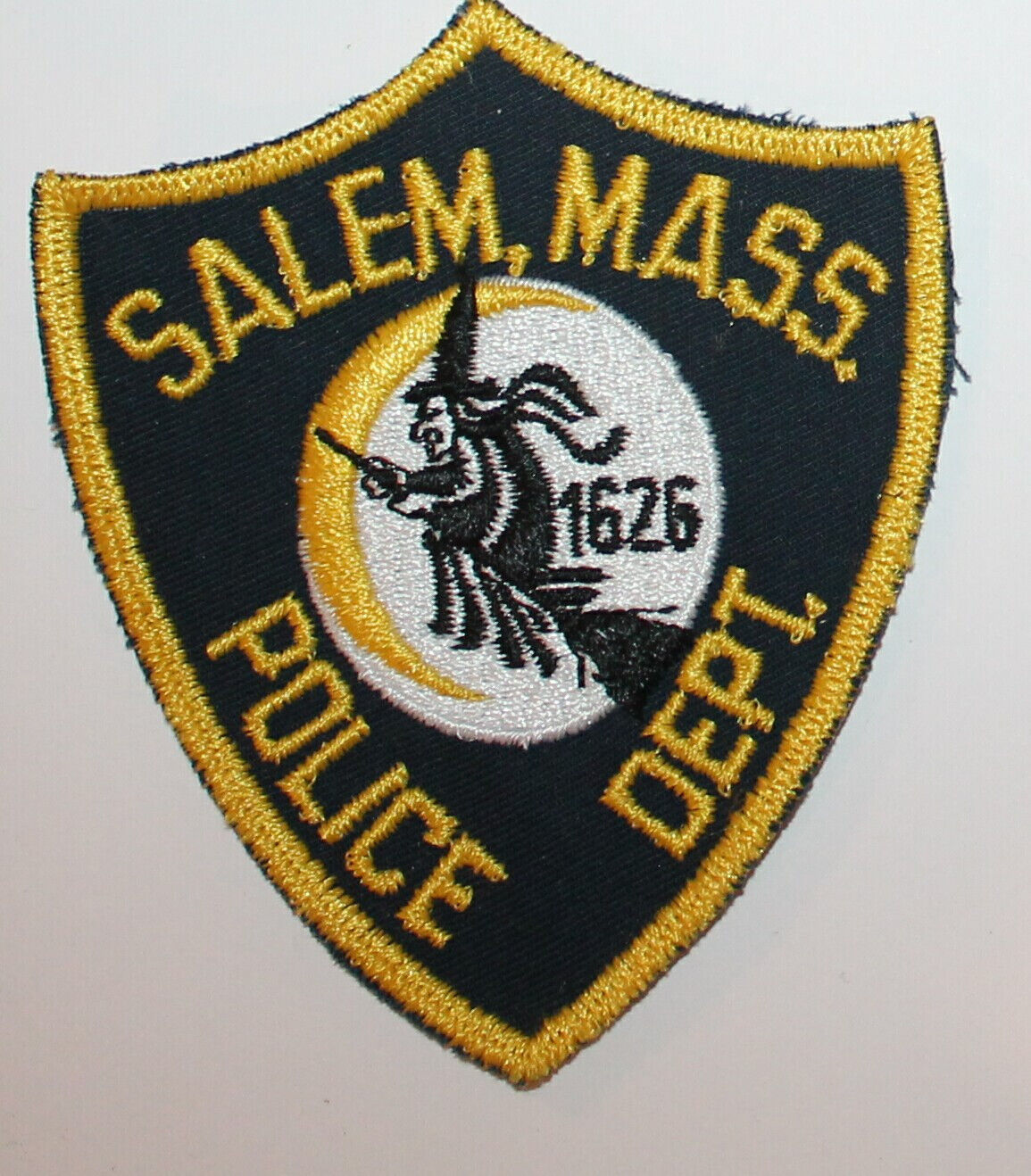 Very Old SALEM POLICE DEPT Massachusetts witch MA PD Vintage patch