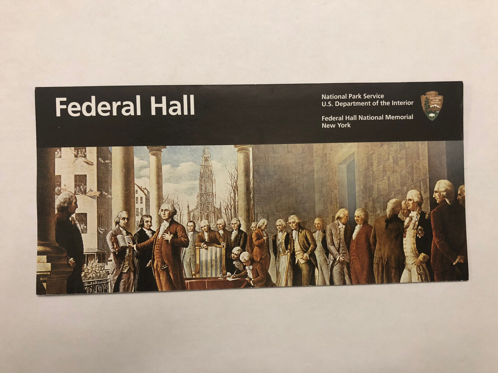 Federal Hall National Memorial Park Unigrid Brochure Map Newest Version New York
