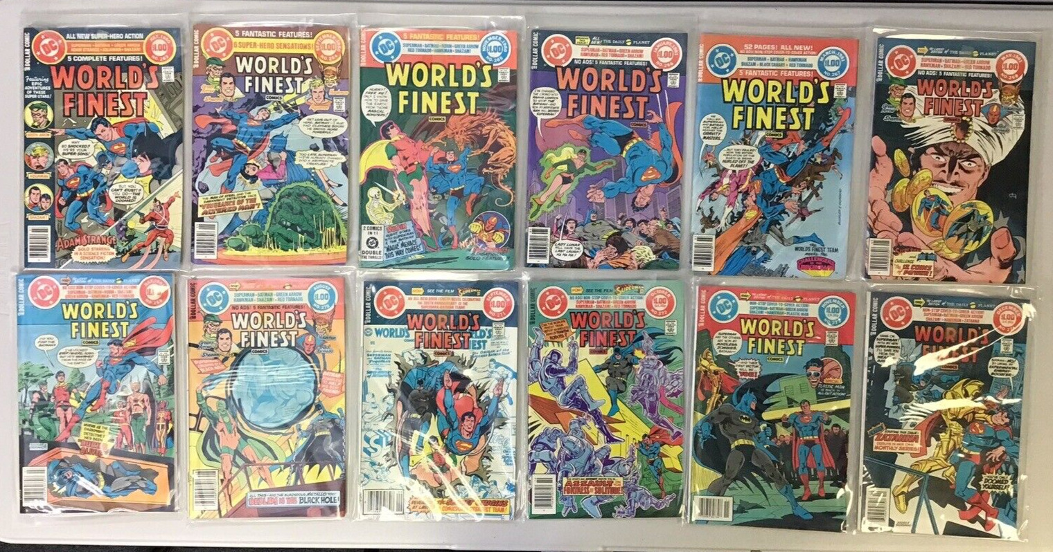 World's Finest #263-299 Complete Run DC 1980 Lot of 37 NM