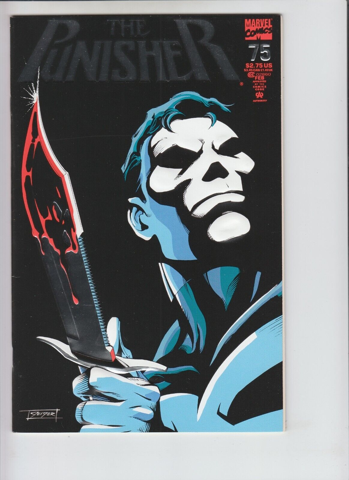 Punisher, The (2nd Series) #75 FN; Marvel | Silver Foil Embossed Cover - we comb